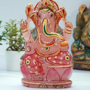 Rose Quartz Ganesha